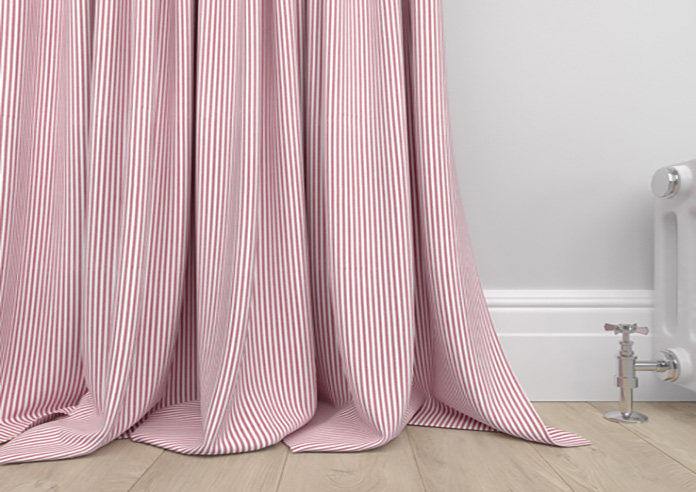 Nautical Stripes, Prom Red - Made to Measure Curtains - Image 6